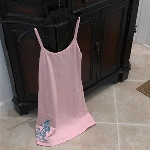 Pink never worn Spaghetti strap mini dress